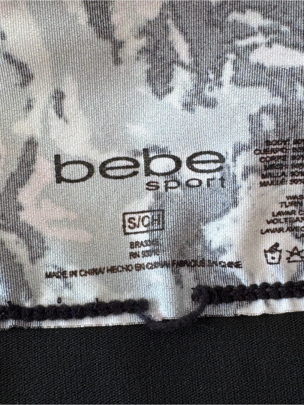 BEBE Racerback Sports Bra - Picture 3 of 7